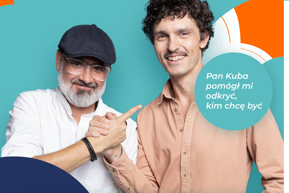 plakat do kampanii doceniającej nauczyciei